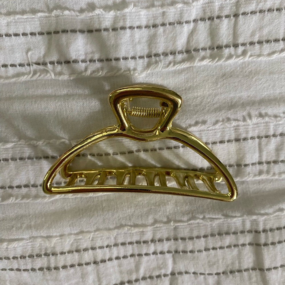 Gold Claw Clip